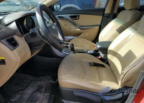 2012 Hyundai Elantra Gls z USA, uszkodzony, nr VIN KMHDH4AE6CU244837